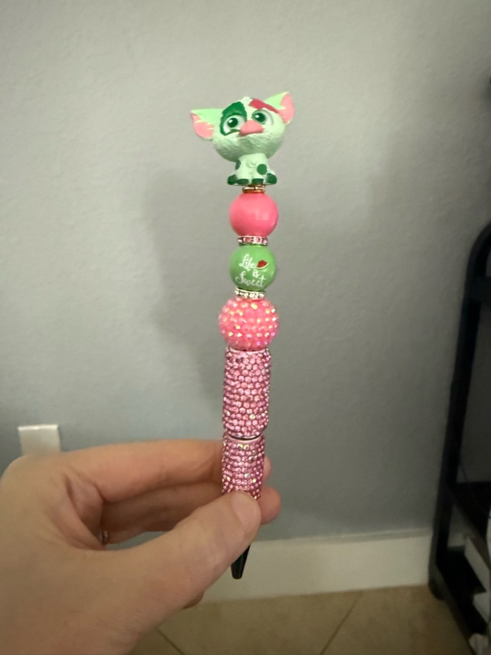 Púa Beaded Sparkly Pen